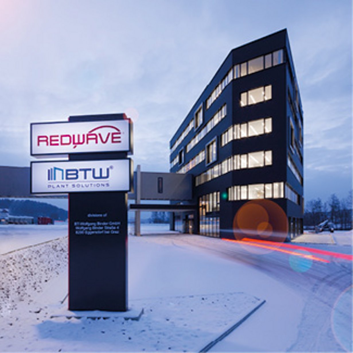 Eröffnung Firmengebäude BT-Wolfgang Binder und REDWAVE